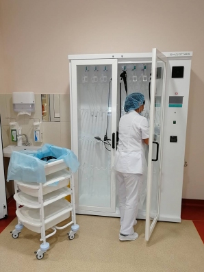 Шкаф для сушки и хранения гибких эндоскопов Эндокаб-8А в Медицинском центре г. Симферополь